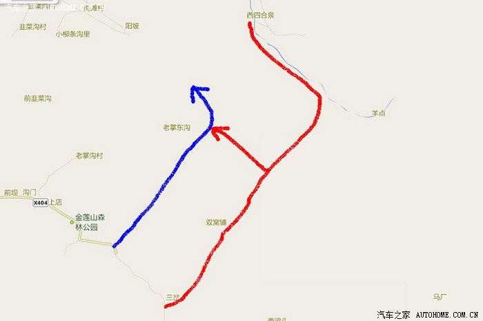 老掌溝最全穿越線路圖
