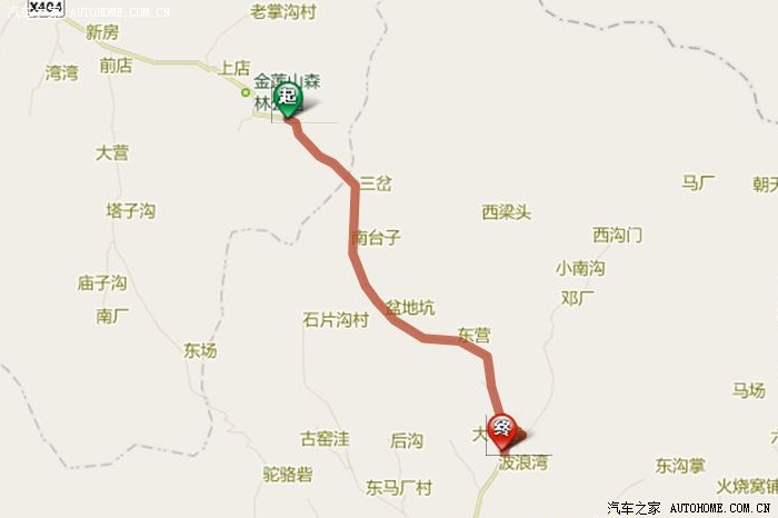 老掌溝最全穿越線路圖