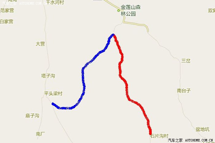 老掌溝最全穿越線路圖