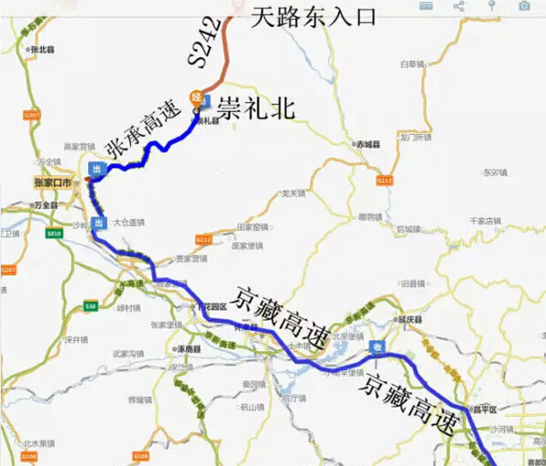 草原天路路線(xiàn)圖