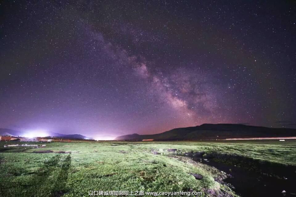 壩上草原夜晚最美的星空