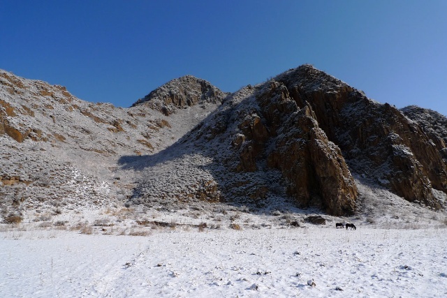 豐寧壩上賞雪景 飄雪壩上風(fēng)光攝影