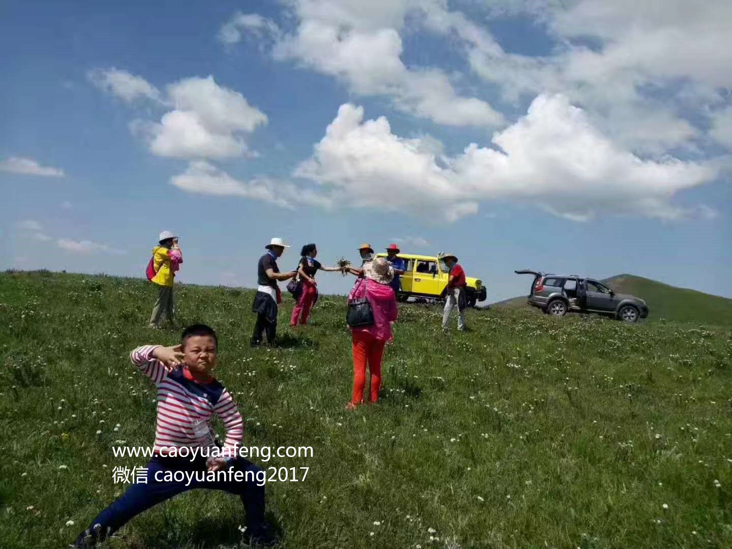 草原親子游越野車穿越